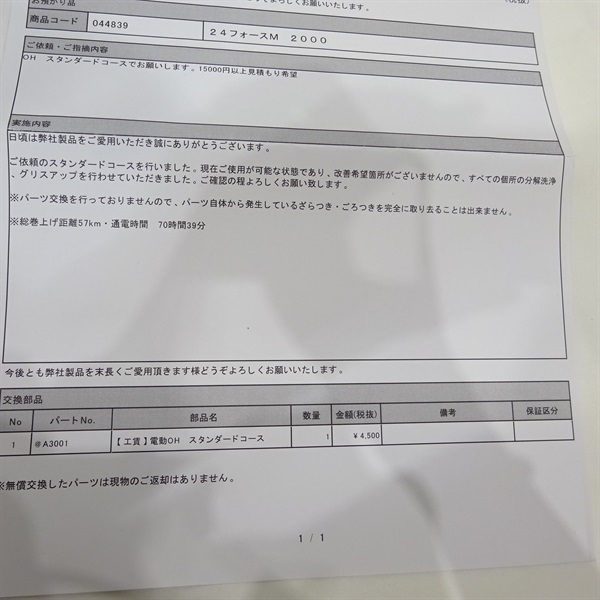 ２４フォースマスター２０００